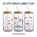 UV DTF WRAP LIBBEY CUP - Unicornios diseño 2