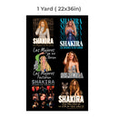 Printed DTF Sheets by Yards - Shakira 2