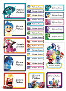 Girls Personalized Name Labels - 28 Stickers UV DTF Printing for Back To School- Waterproof for School Supplies