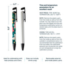 Aluminum sublimable Pen. Model 2  (Box of 50 units)