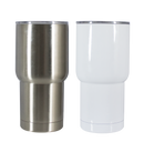 Double level stainless steel thermos 20oz White