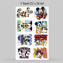Printed DTF Sheets by Yards - Mickey Mouse