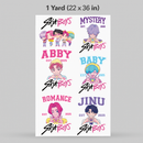 Printed DTF Sheets by Yards - Saja boys