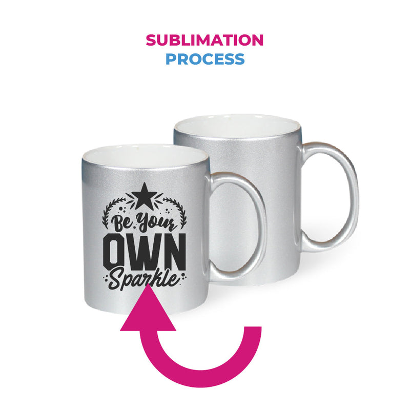 Silver mug 11 oz