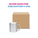 Silver mug 11 oz