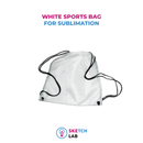 White Sports Bag 14"*16"