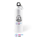 20 oz white sports bottle